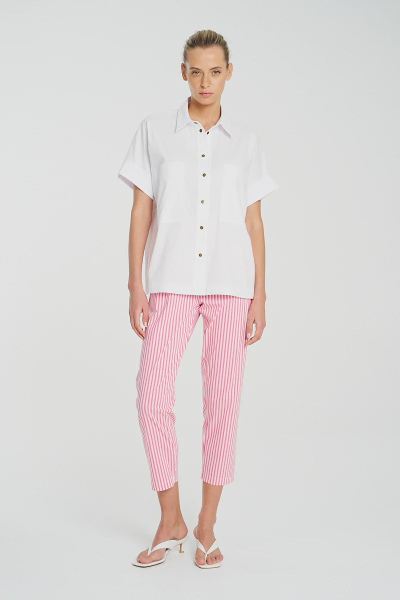 MELA STUD SHELL SHIRT