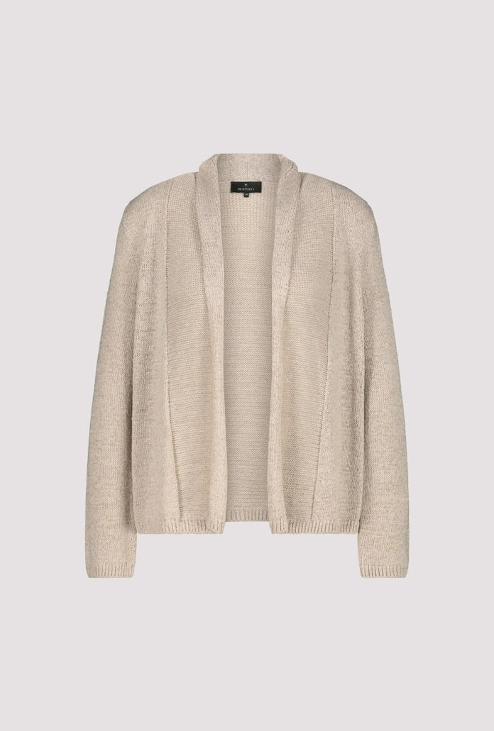 BASIC KNTD THROW-OVER JACKET