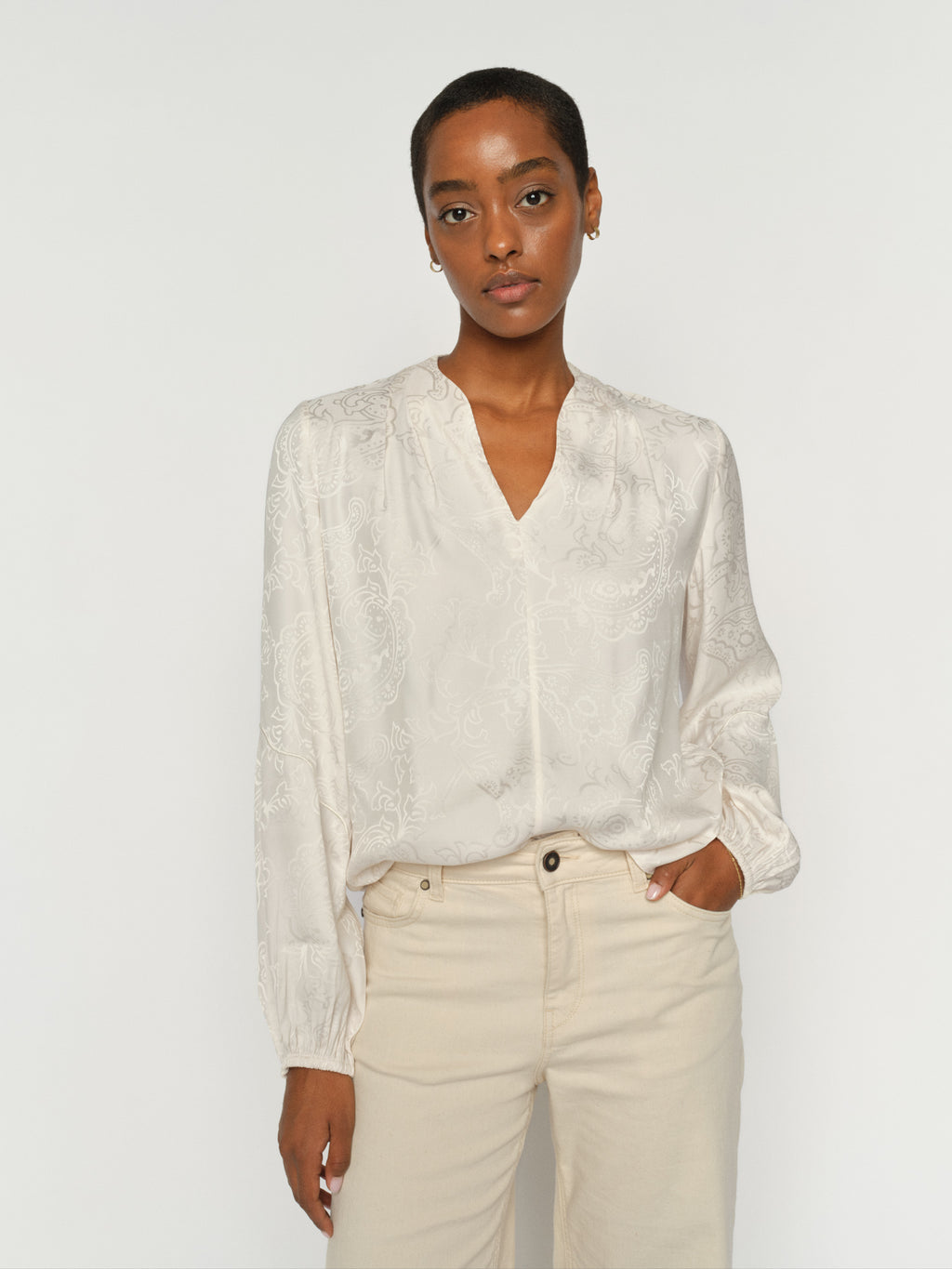 HEFA PAISLEYA BLOUSE