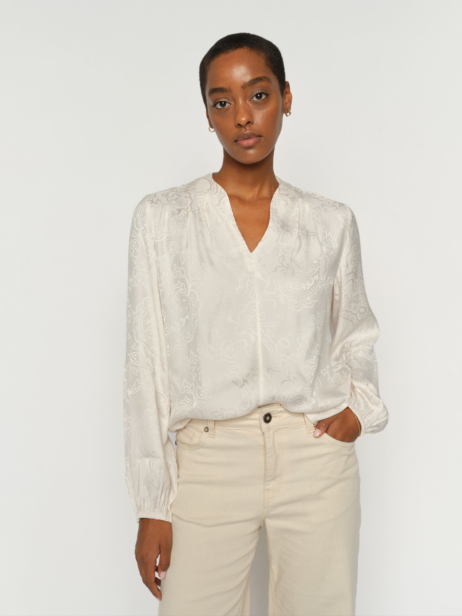 HEFA PAISLEYA BLOUSE