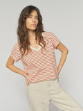 KALA V SS STRIPE TEE