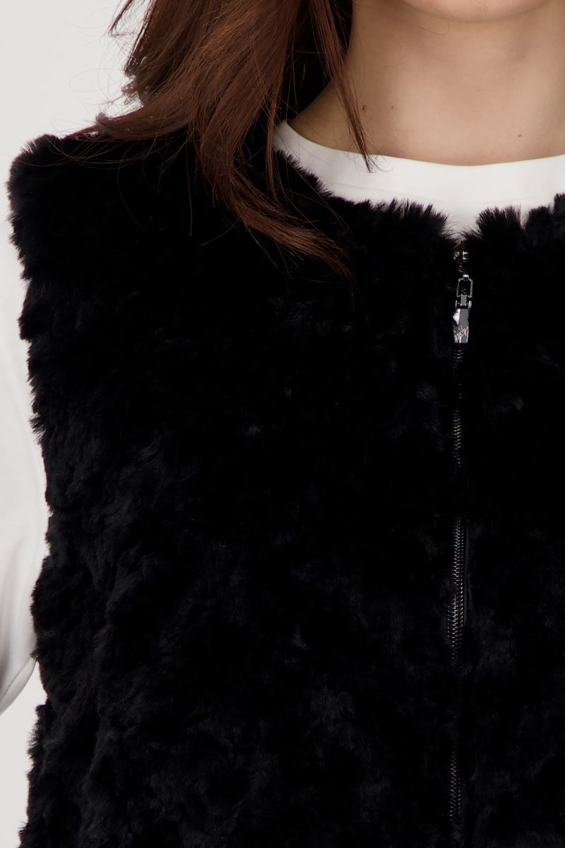 WAIST COAT FAKE FUR