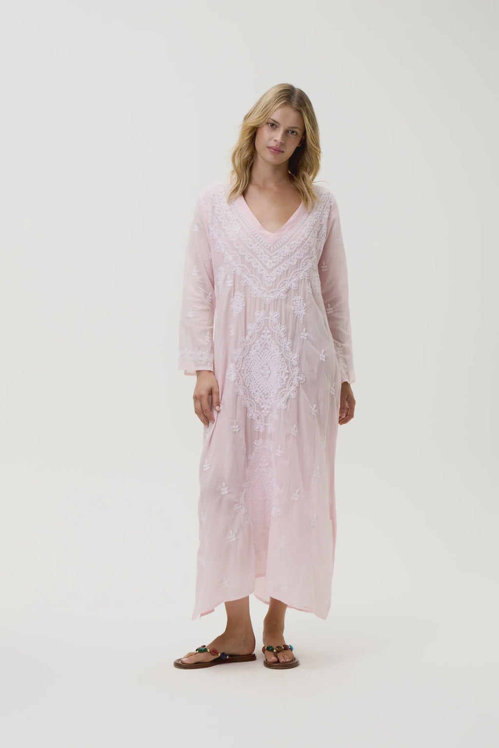 LONG GOA DRESS - PINK