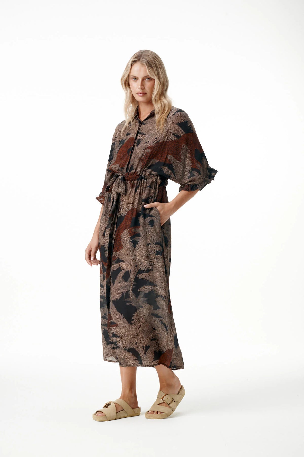 JASMINE PALM SAFARI COTTON VISCOSE