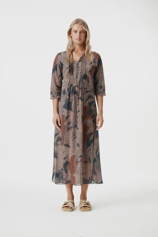 LONG POPPY PALM SAFARI COTTON