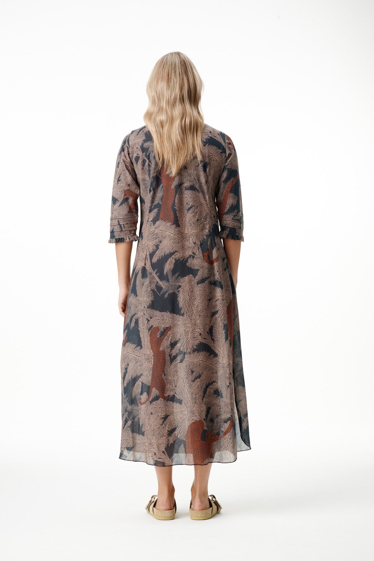 LONG POPPY PALM SAFARI COTTON