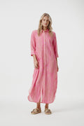 LONG DAISY GRAND PAISLEY COTTON PINK