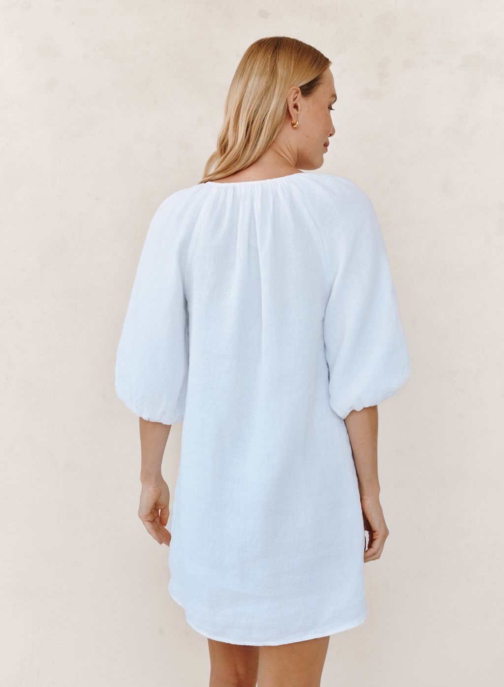 PULLOVER PUFF SLEEVE DRESS