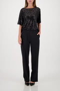 PLEATED PANTS - BLK