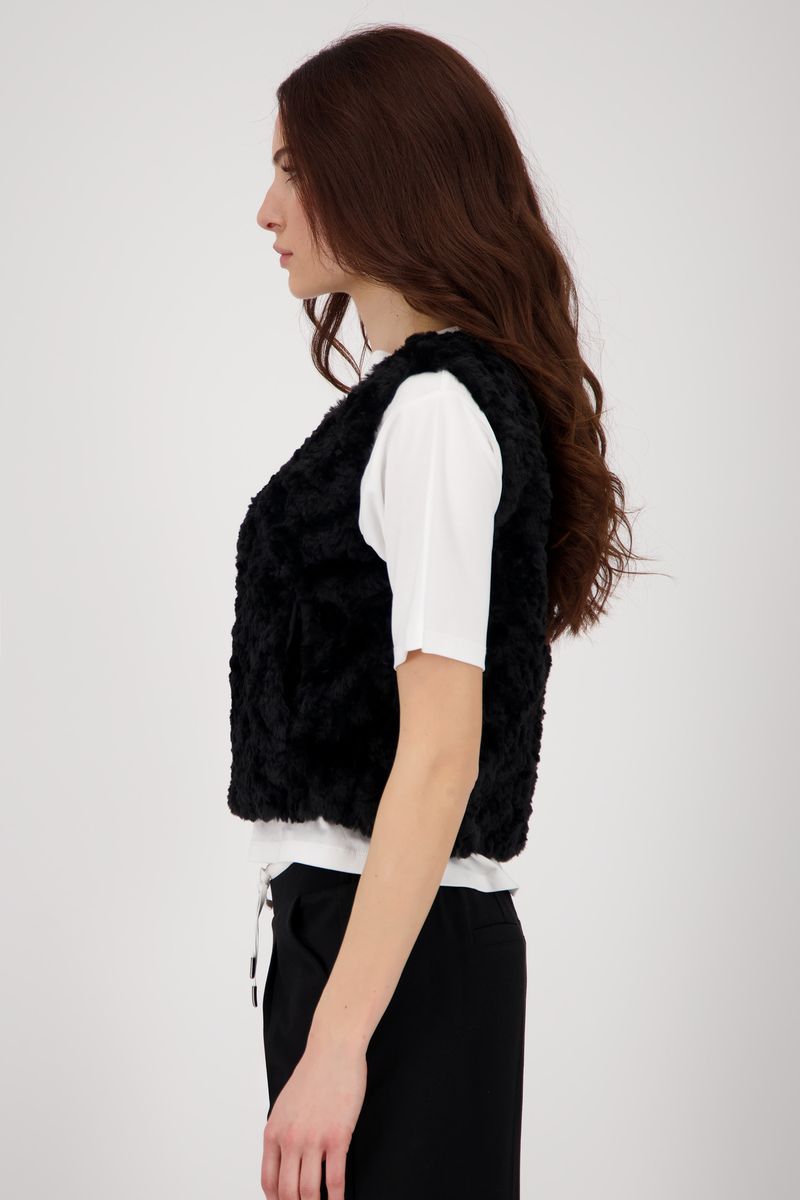 WAIST COAT FAKE FUR