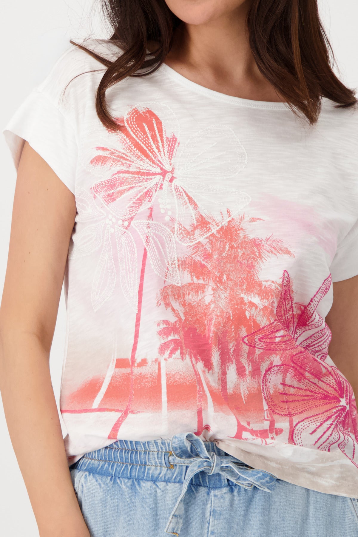 PALM ROUND NECK TSHIRT