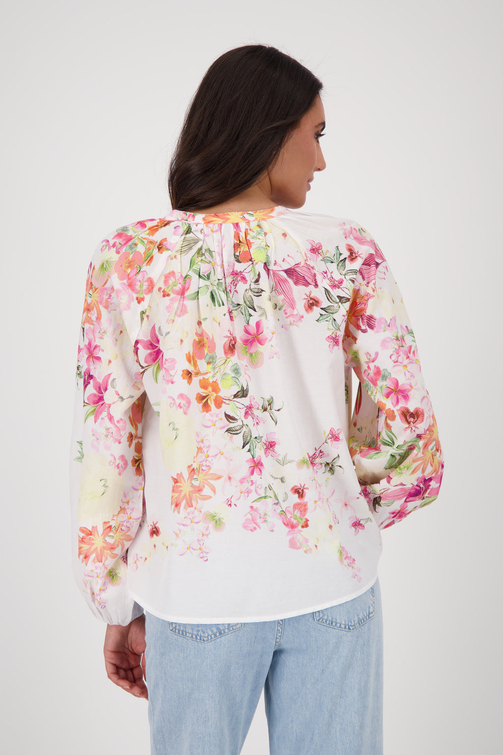 BLOUSE FLORAL GRADIENTALLO