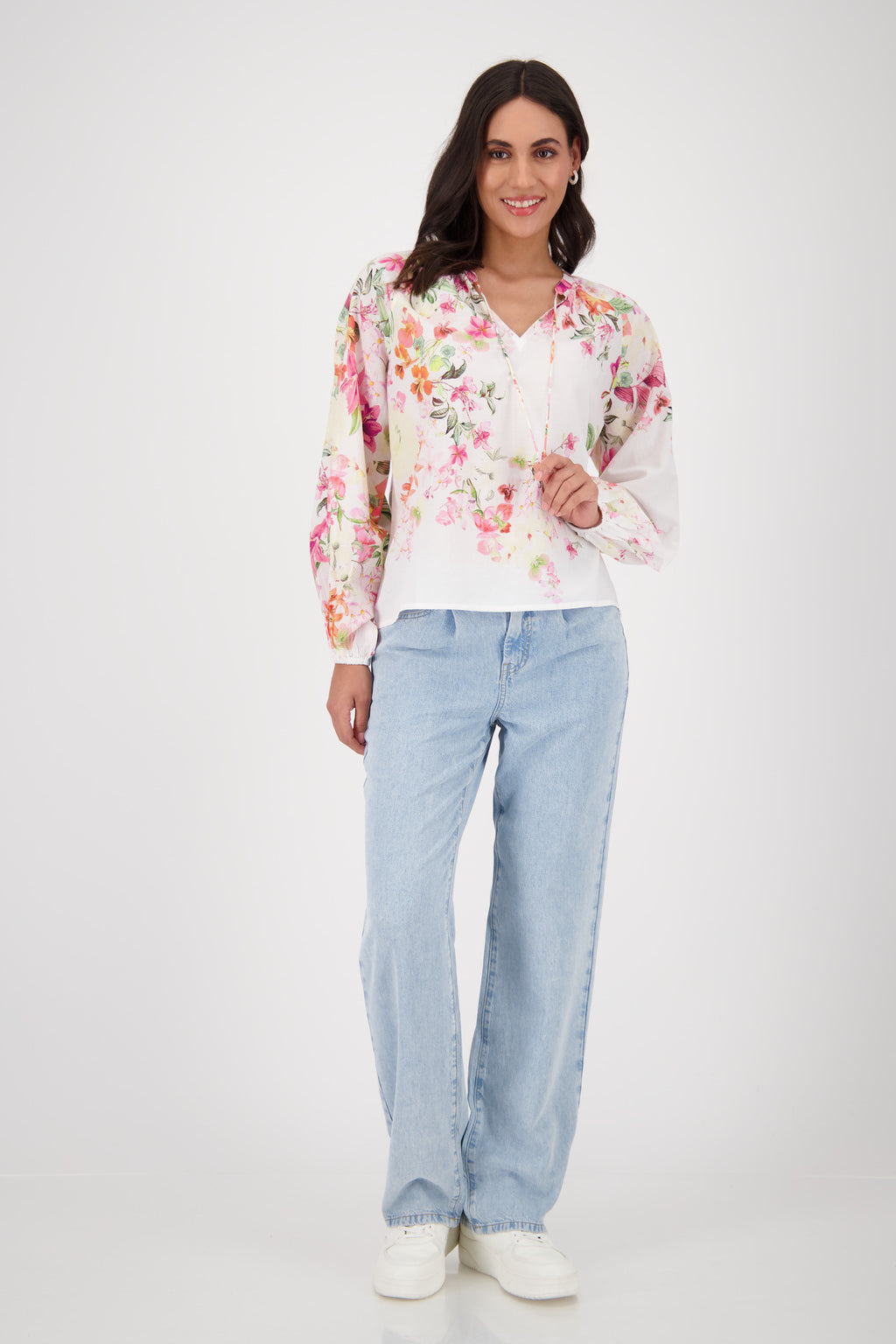BLOUSE FLORAL GRADIENTALLO