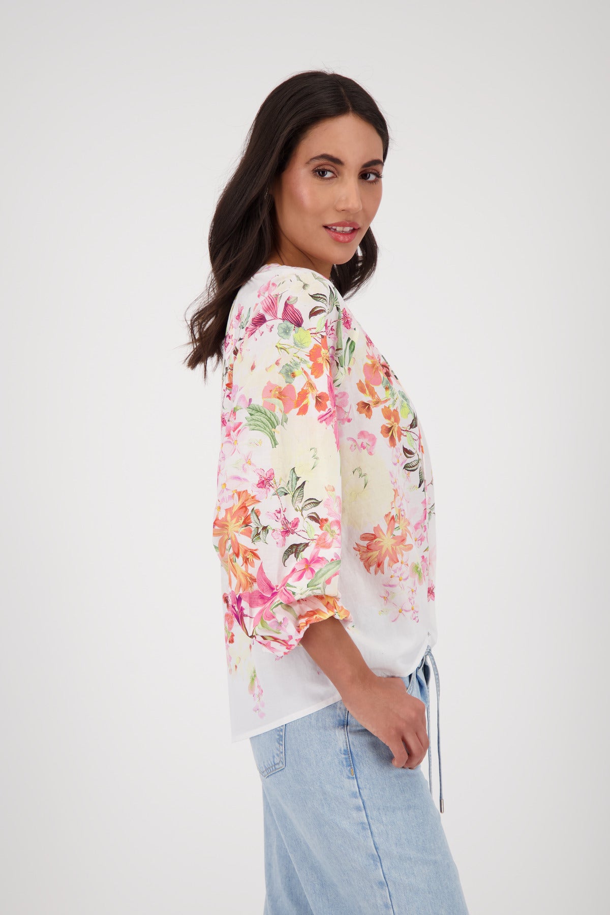 BLOUSE FLORAL GRADIENTALLO