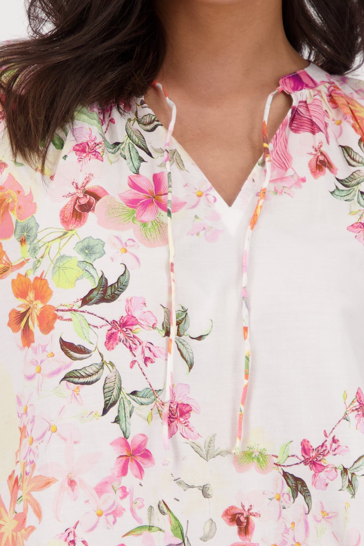 BLOUSE FLORAL GRADIENTALLO