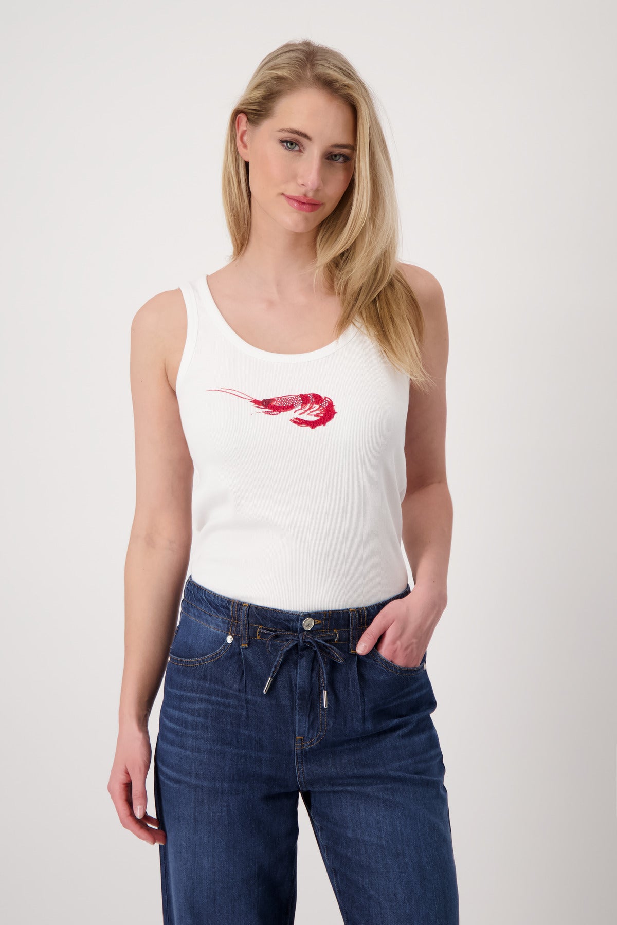 Top Round Neck Shrimp