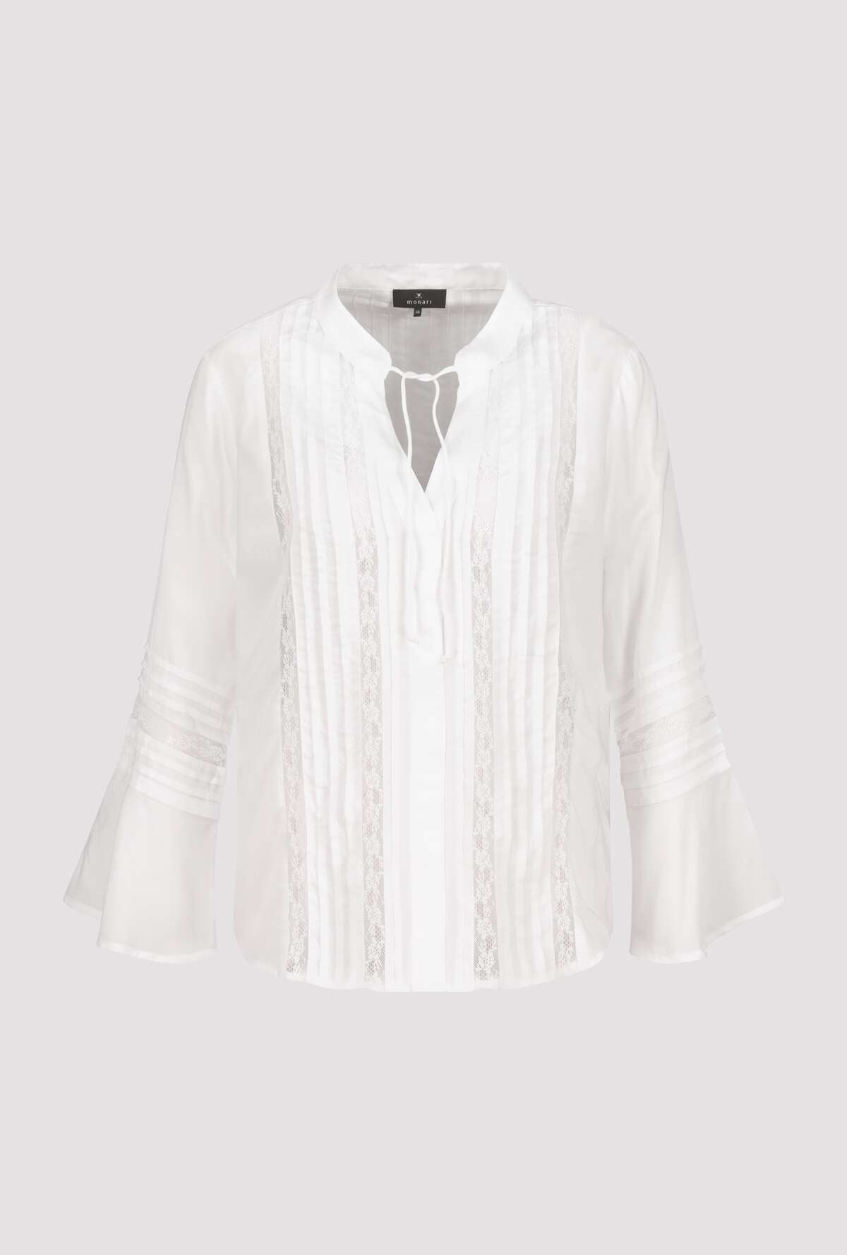 STAND UP COLLAR LACE BLOUSE