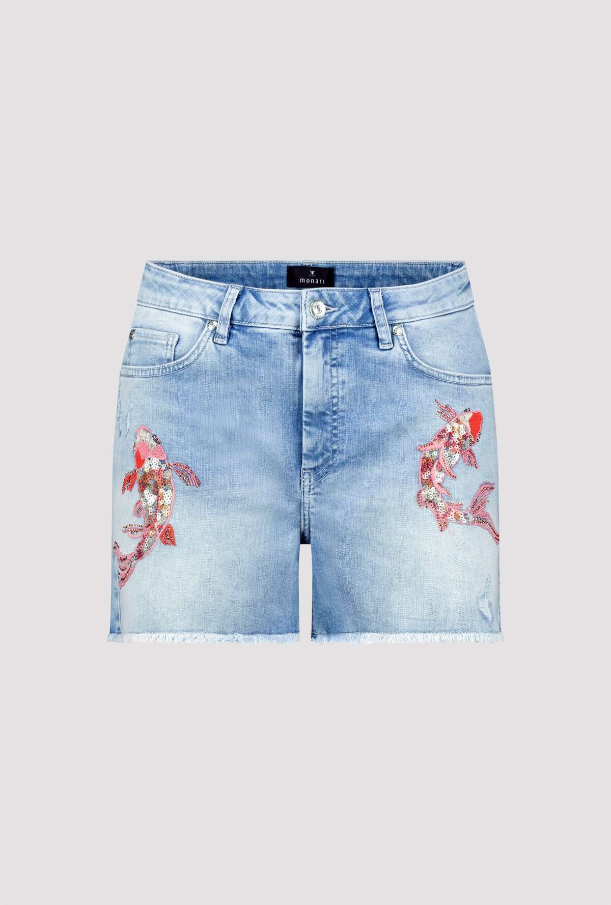 SHORTS JEANS SEQUINS KOI
