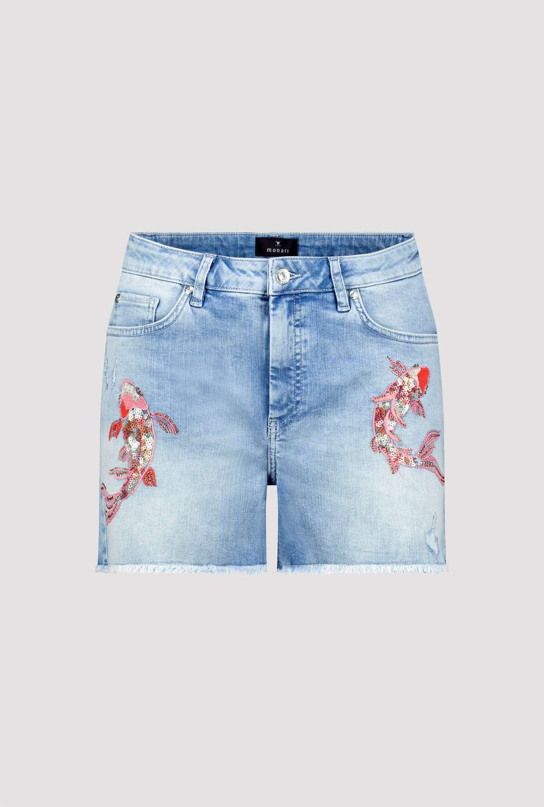 SHORTS JEANS SEQUINS KOI