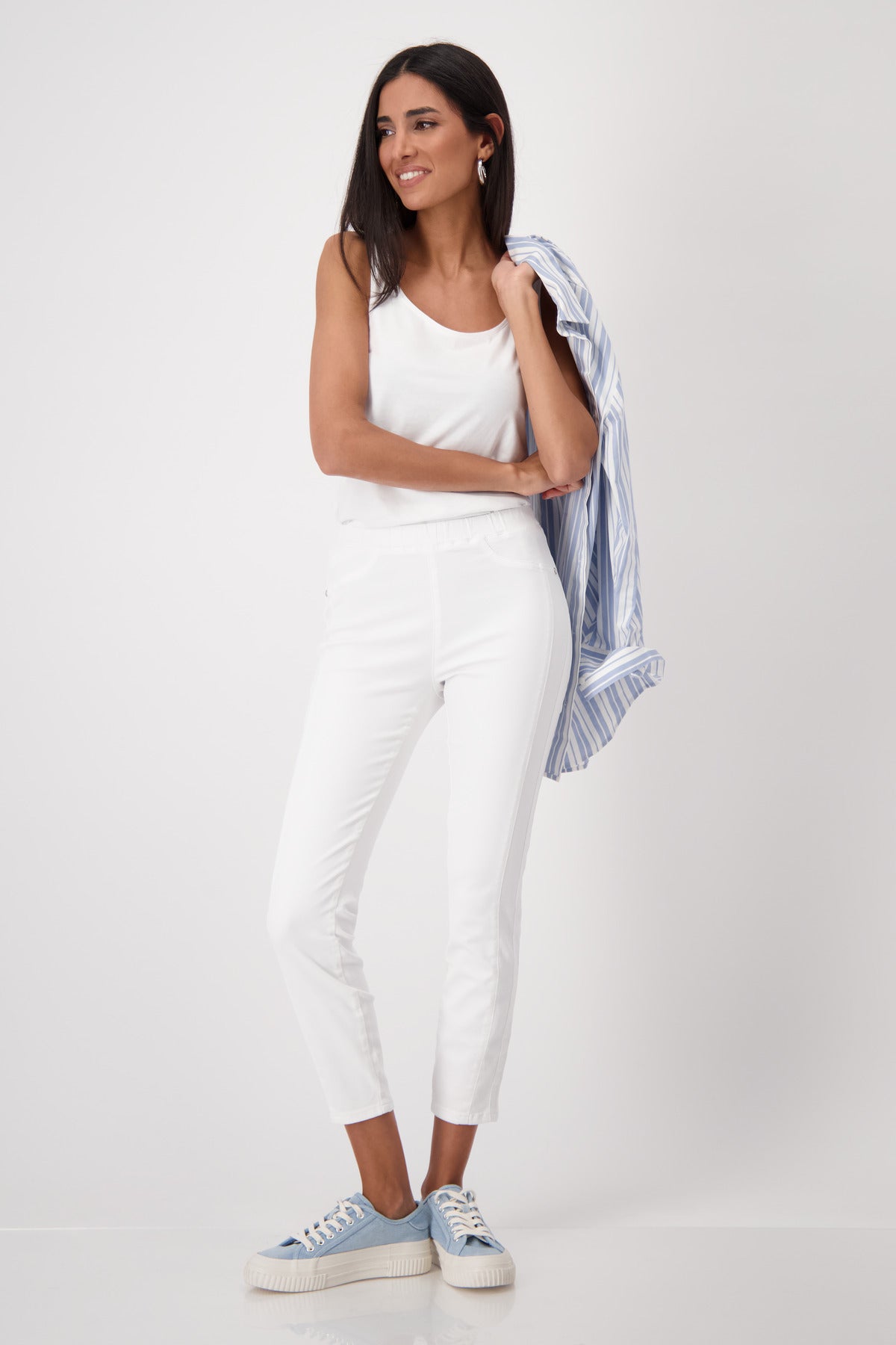 JEGGING PANTS - CREAM