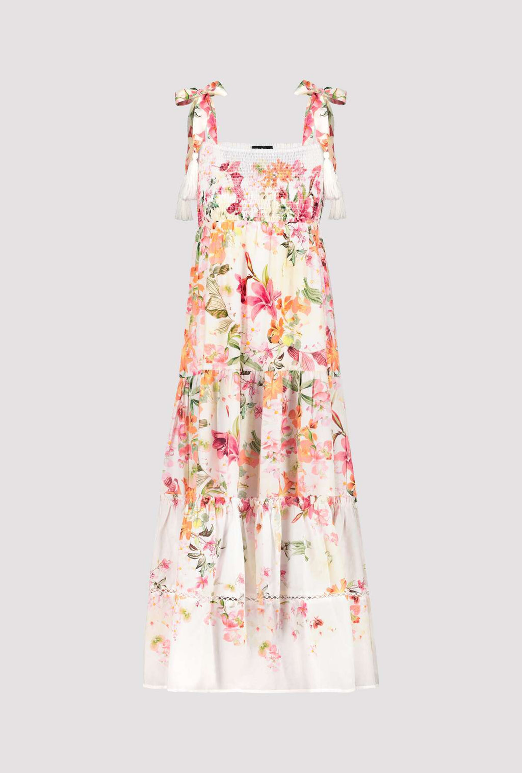 FLORAL GRADIENTALL DRESS