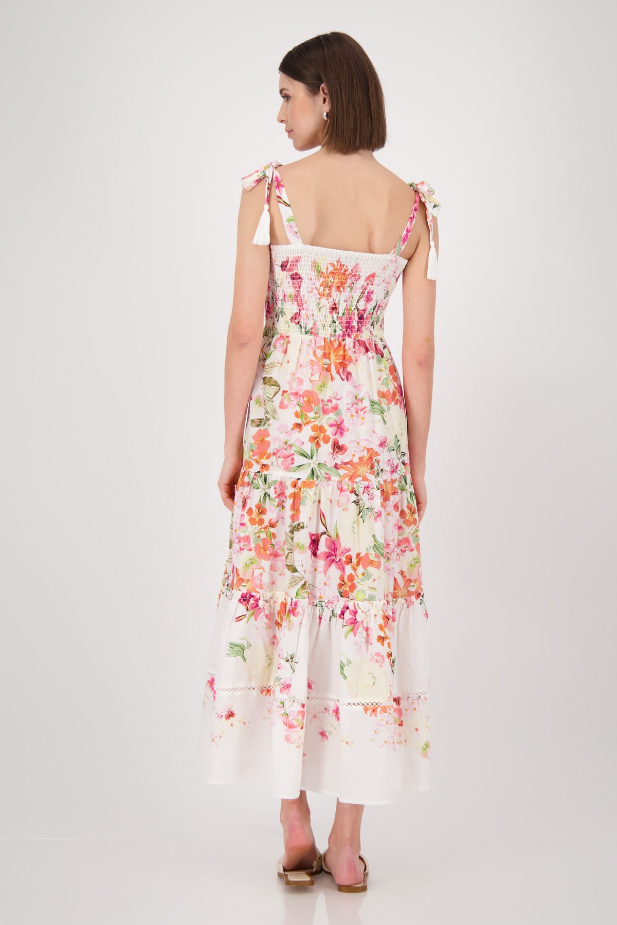 FLORAL GRADIENTALL DRESS