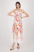 FLORAL GRADIENTALL DRESS