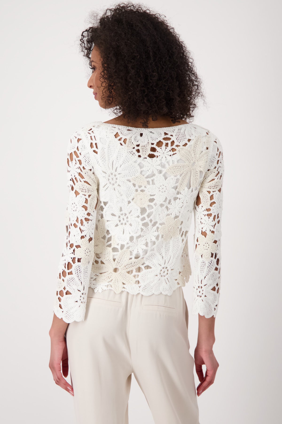 Pullover Cornelly Sequins - Cream