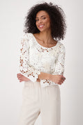 Pullover Cornelly Sequins - Cream
