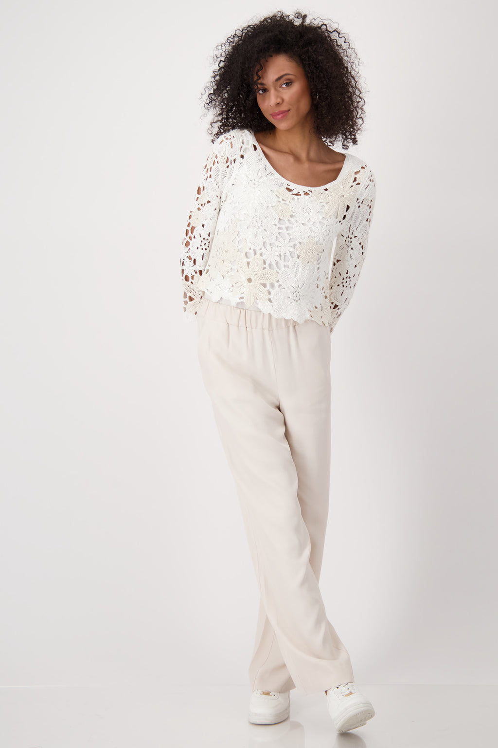 Pullover Cornelly Sequins - Cream