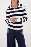 STRIPED CARDIGAN JACKET