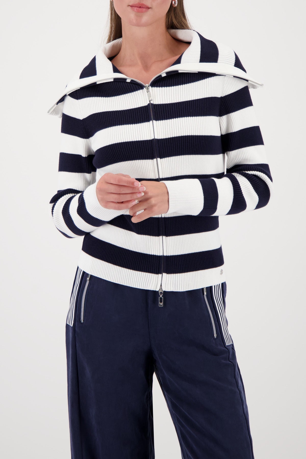 STRIPED CARDIGAN JACKET