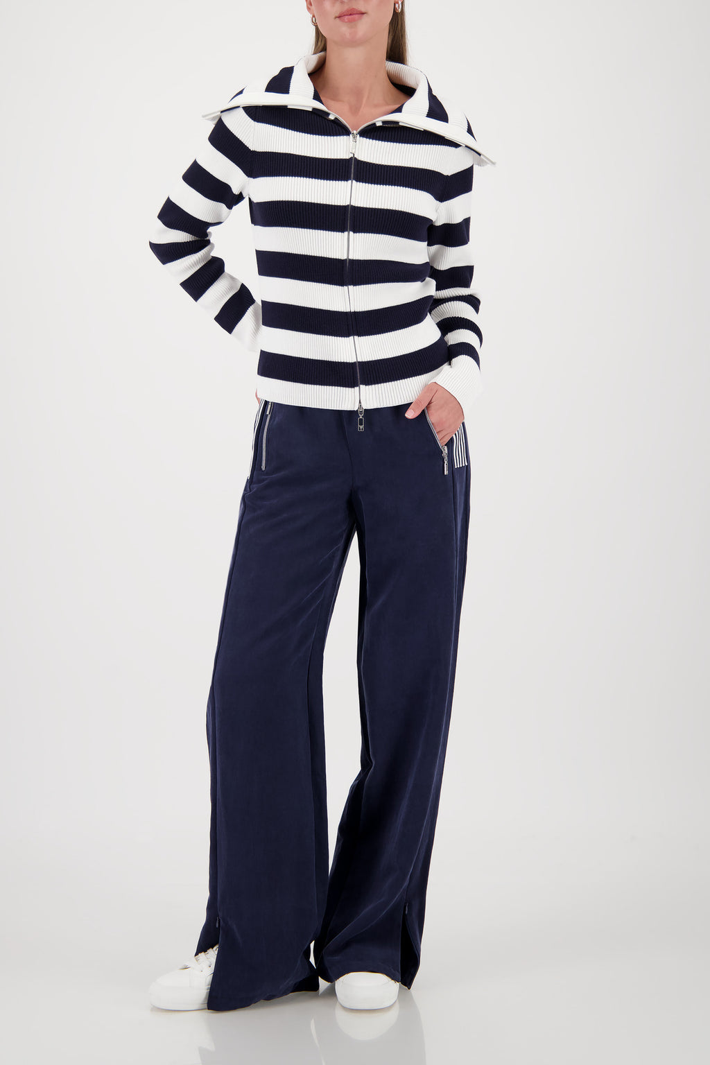 STRIPED CARDIGAN JACKET