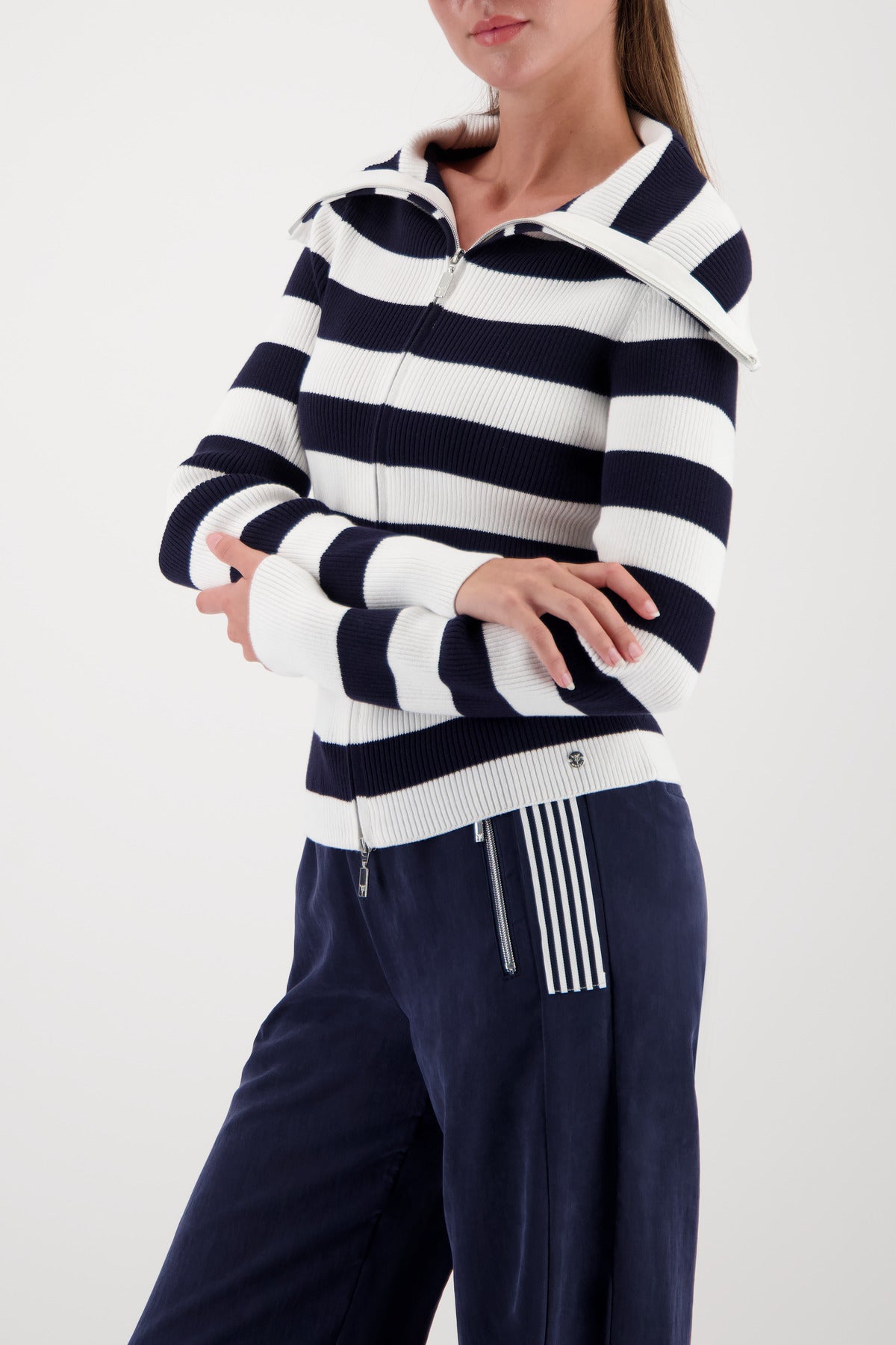STRIPED CARDIGAN JACKET