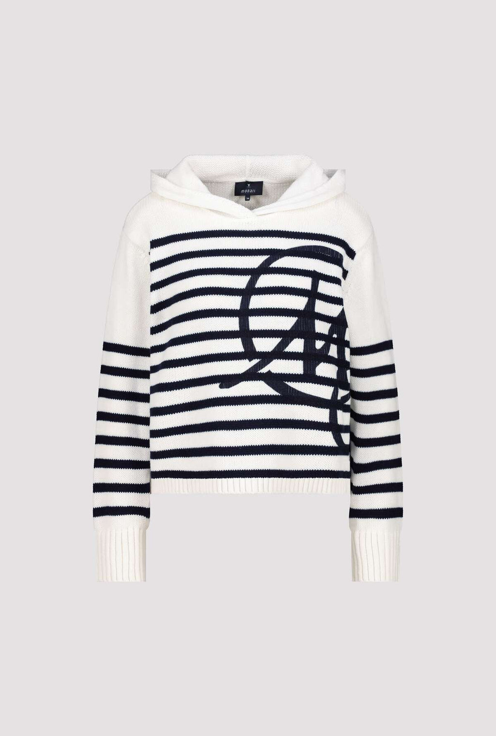 STRIPED SWEATER & EMBLEM