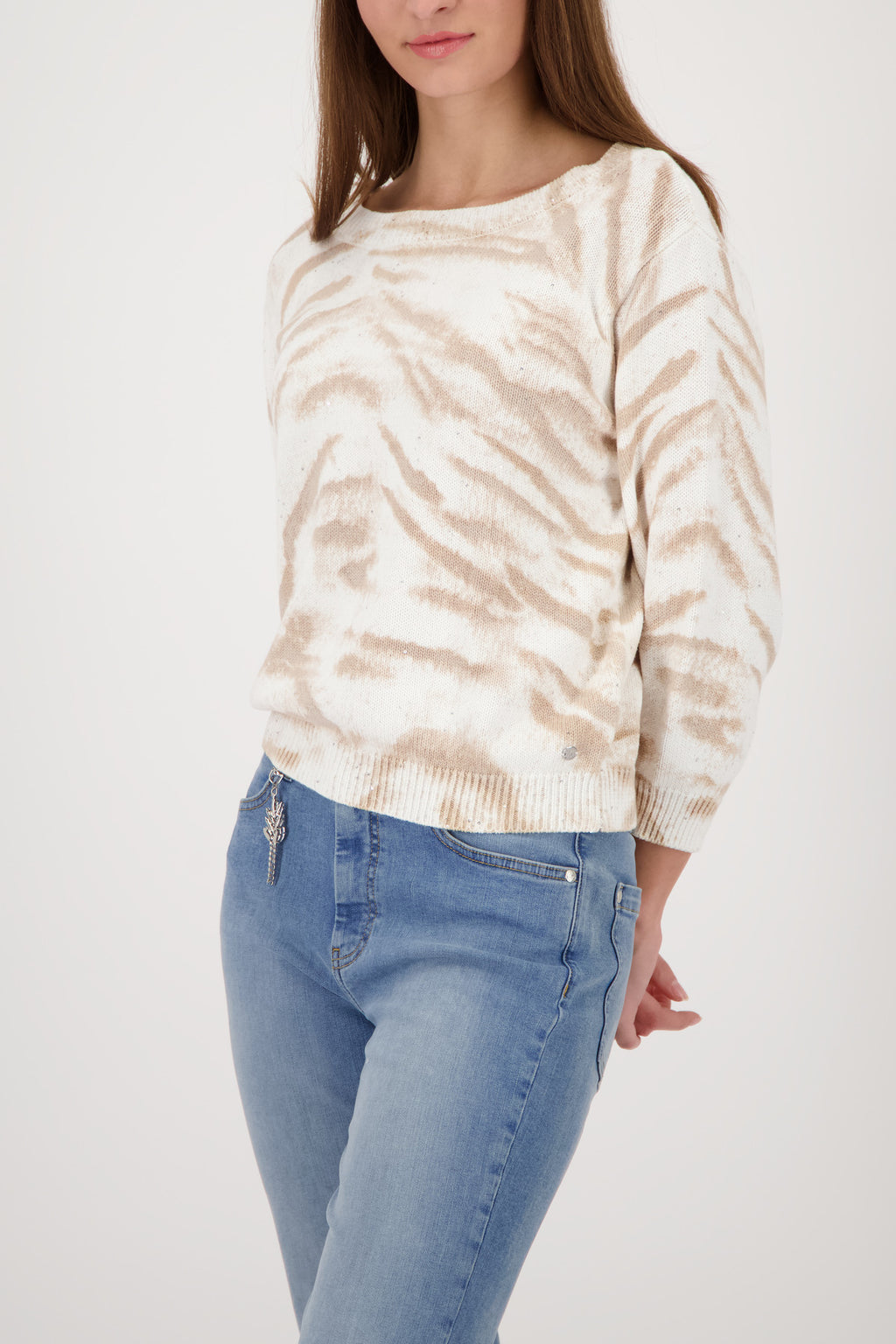 All Over Tiger Print Sweater