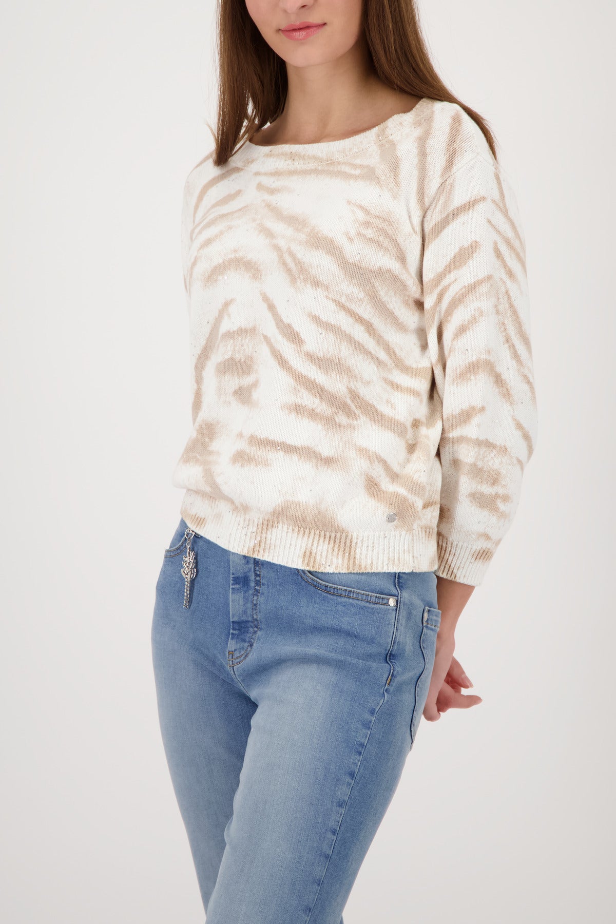 All Over Tiger Print Sweater