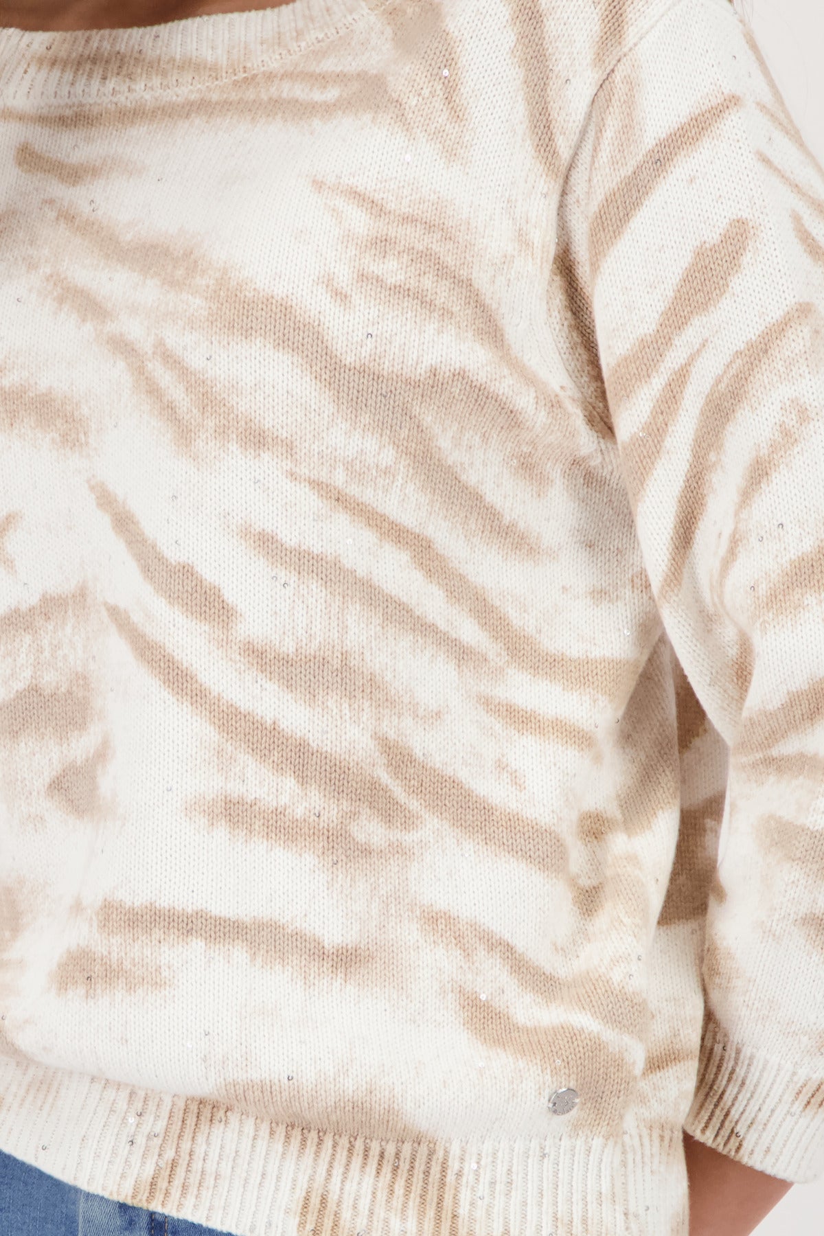 All Over Tiger Print Sweater