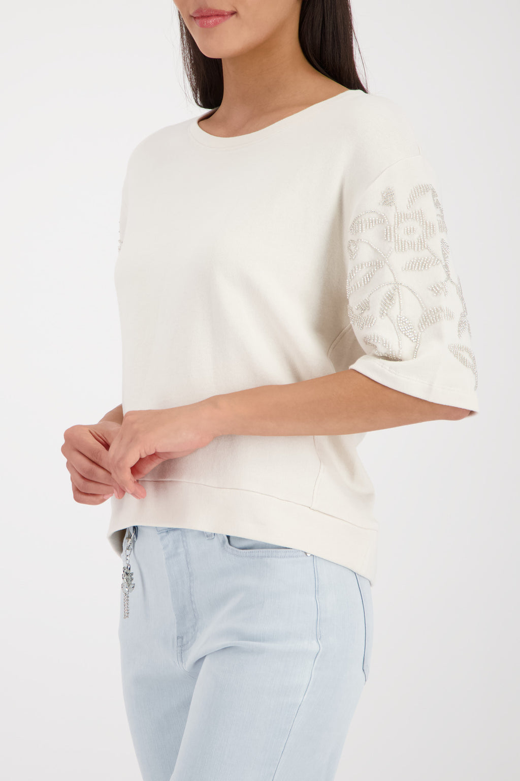 Cord Embroidery Jersey