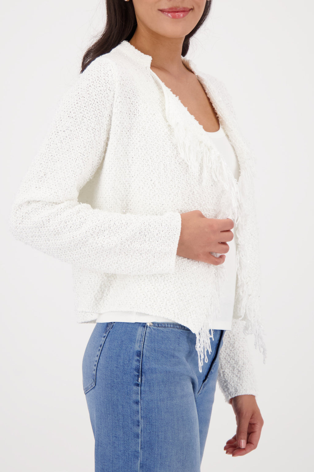 JACKET FRINGES CARDIGAN