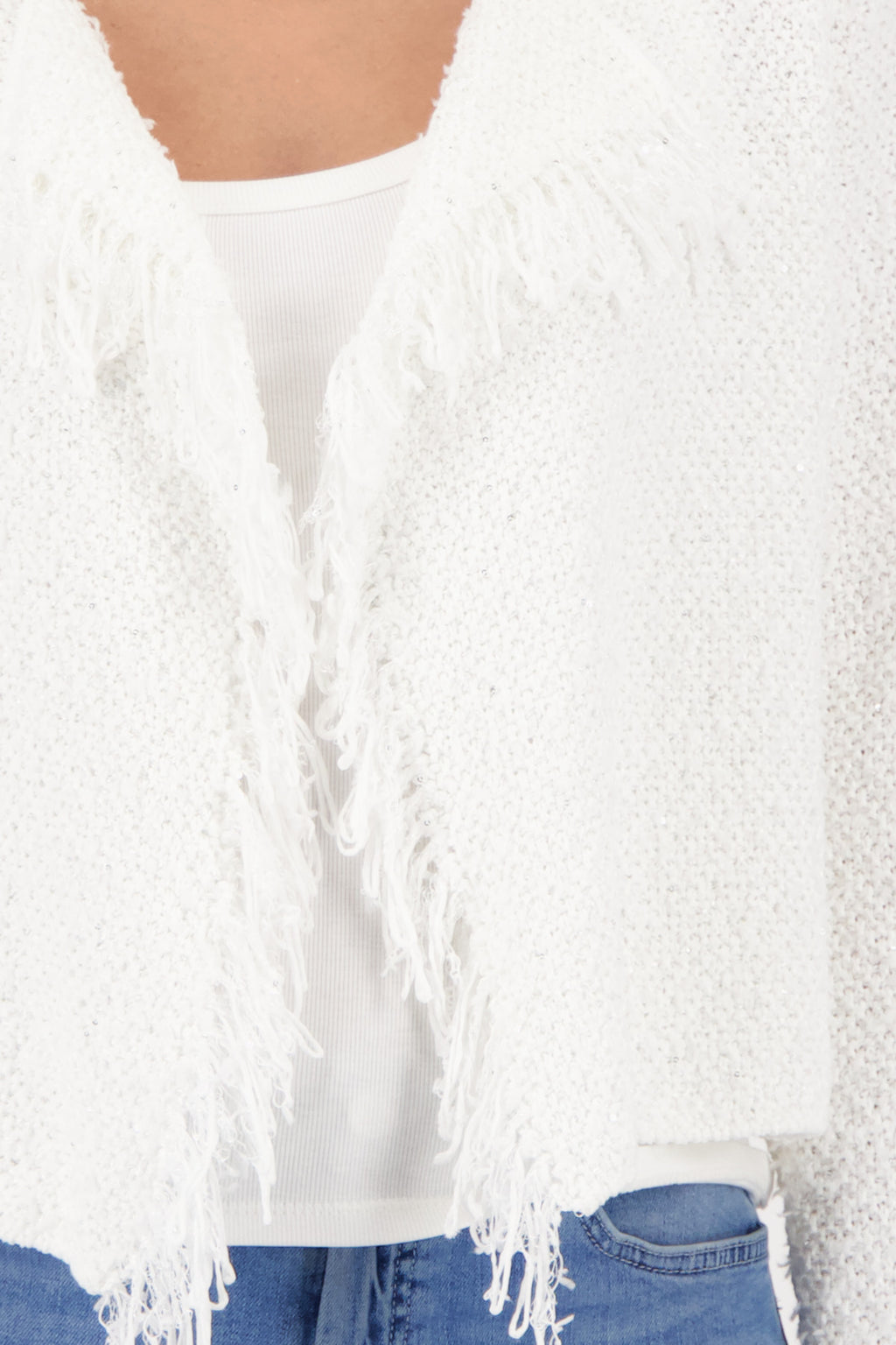JACKET FRINGES CARDIGAN