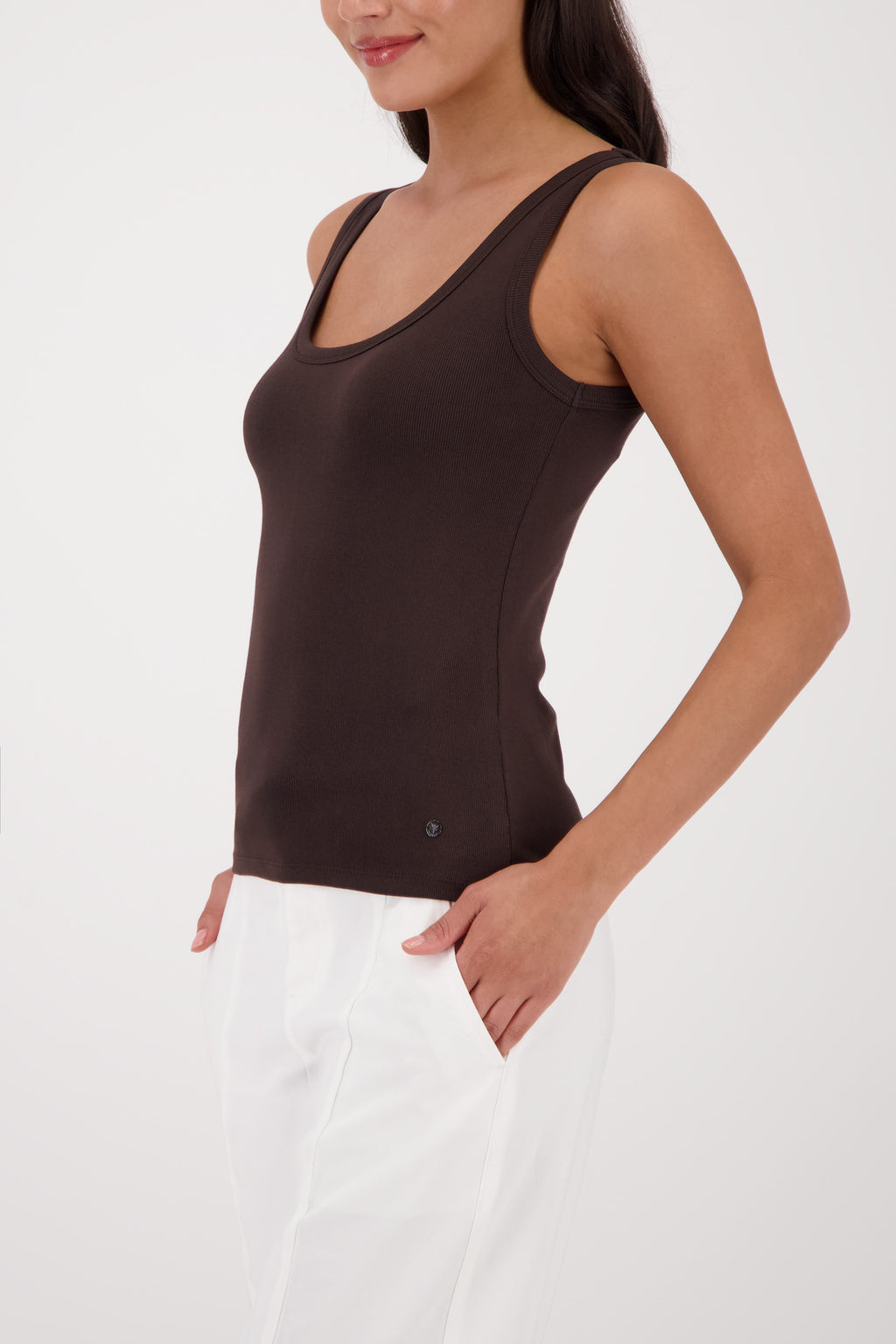 BASIC PIMA RIBBED TOP