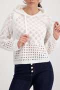 Open Knit Chenille Sweater