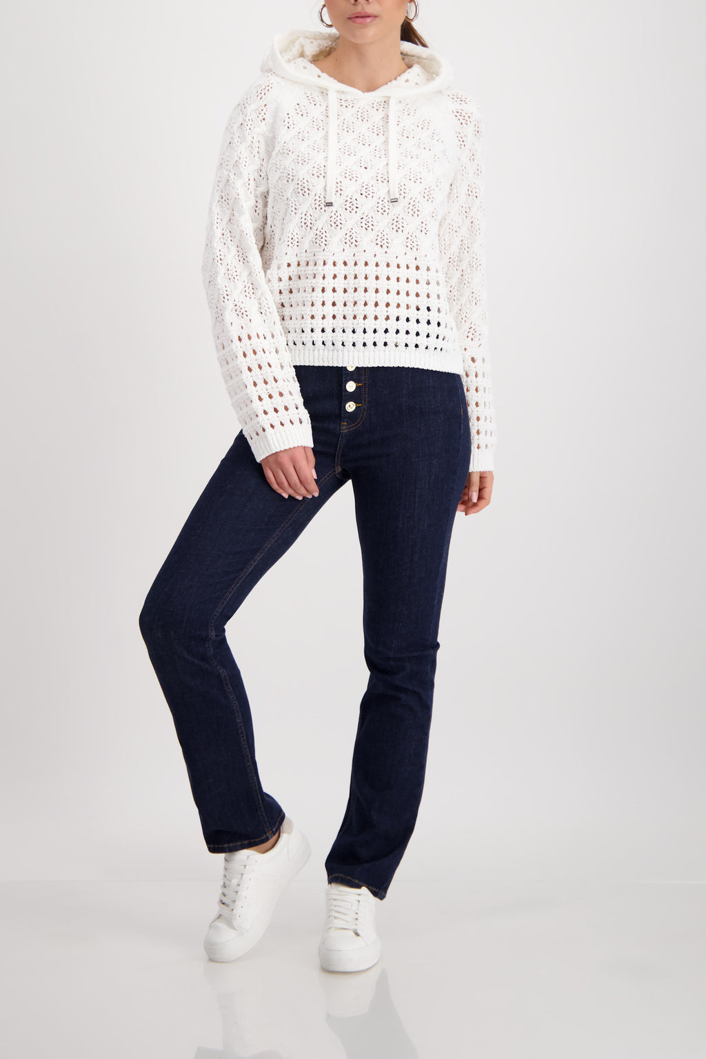 Open Knit Chenille Sweater