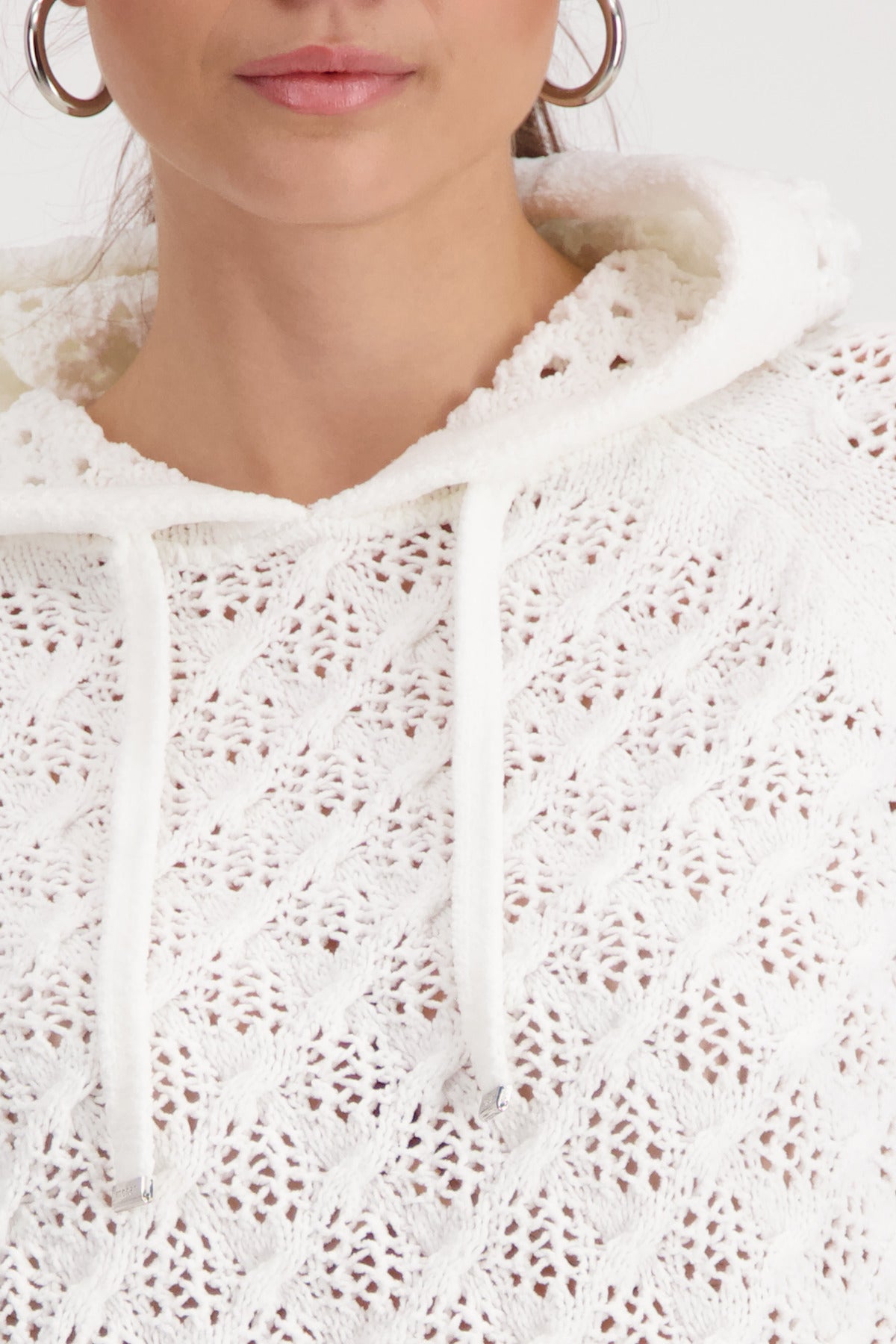 Open Knit Chenille Sweater