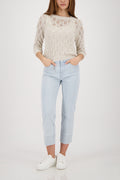 Openwork Cardigan