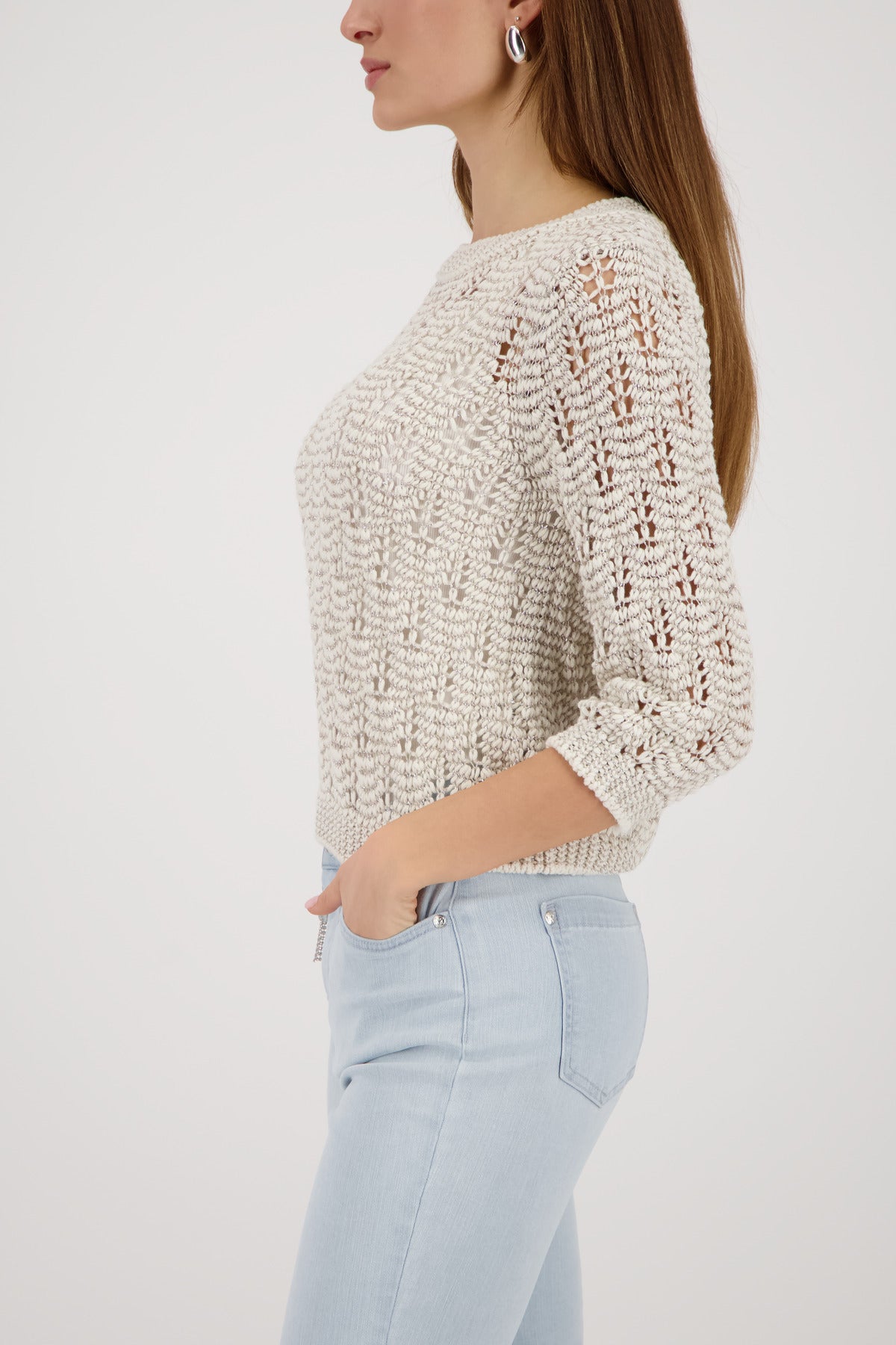 Openwork Cardigan