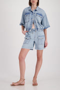 SHORTS JEANS LYOCELL