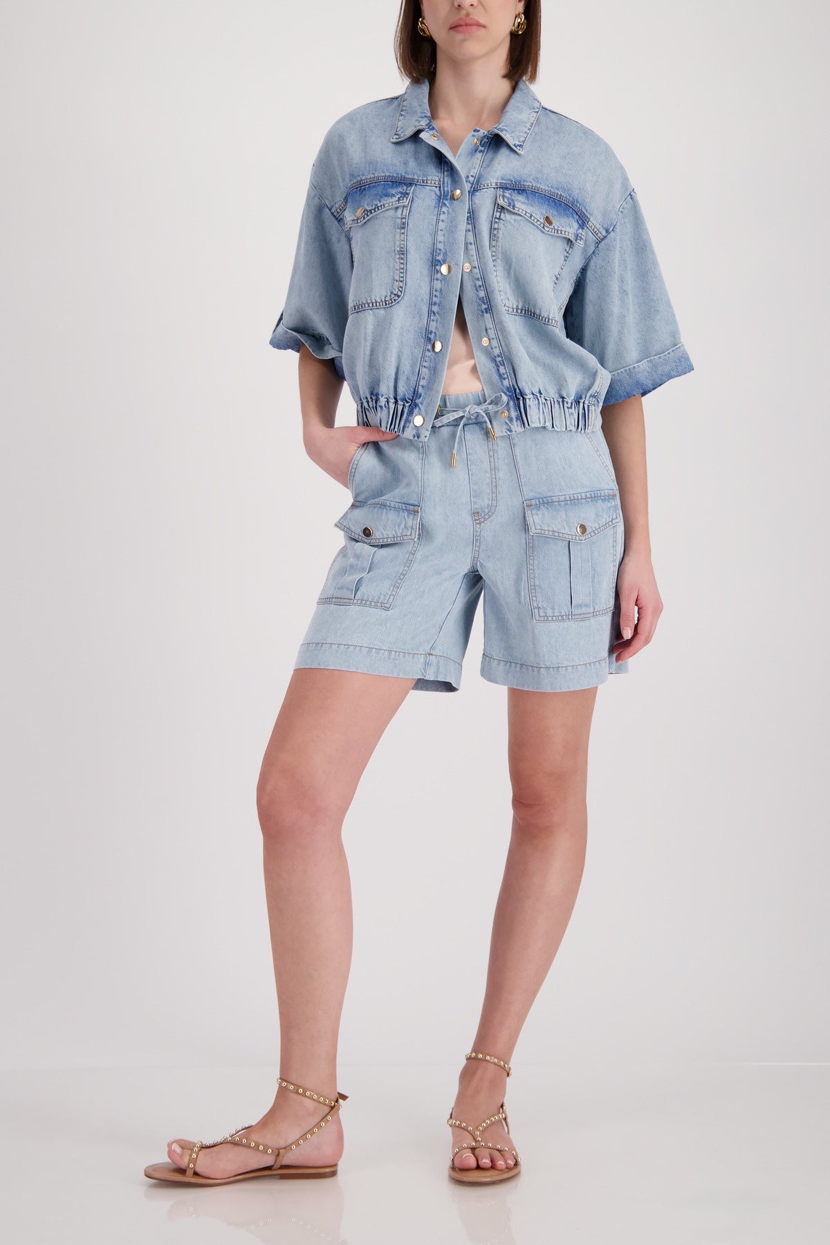 SHORTS JEANS LYOCELL