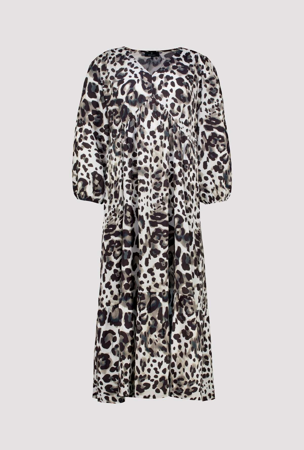 ALL-OVER LEO PRINT DRESS
